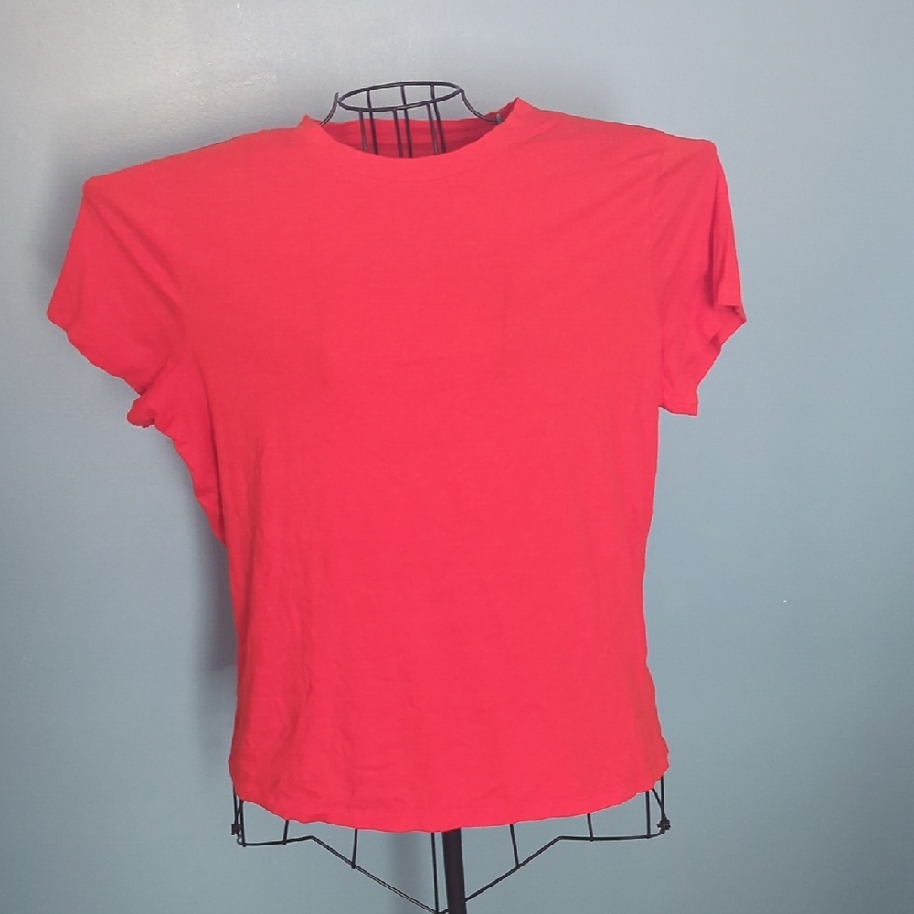 a new day Bright Red Short Sleeve Tee